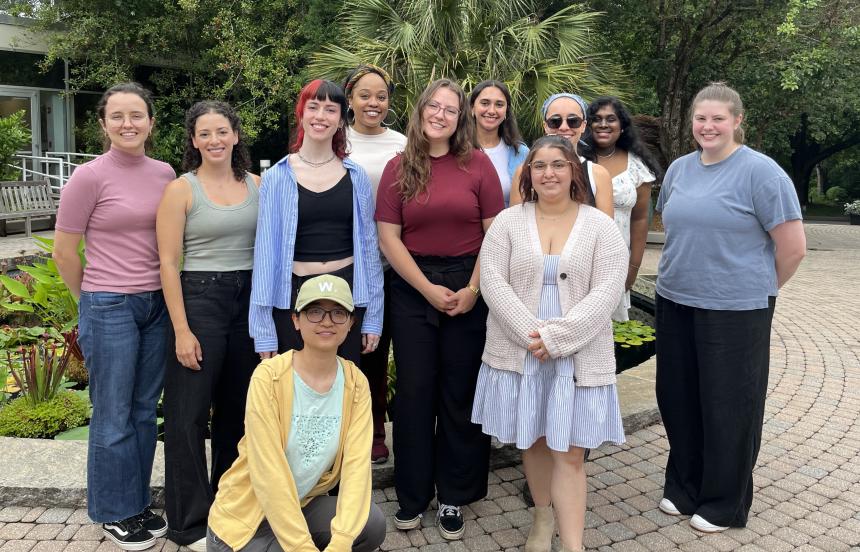 Members of 2024-2025 trainee cohort at the annual trainee retreat.